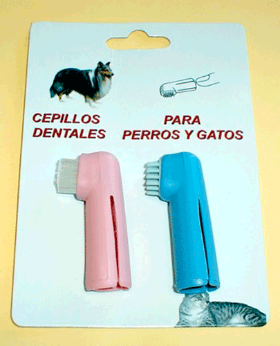 Cepillo dientes para perro modelo Dedal