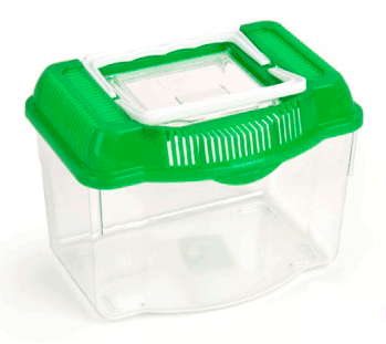Aquaterrario Plástico 1.6L (13,5x18x13,5 cm) (*24)