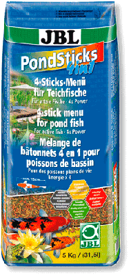 Saco 5kg-31.5L P.N. JBL Comida Peces Estanque Stick