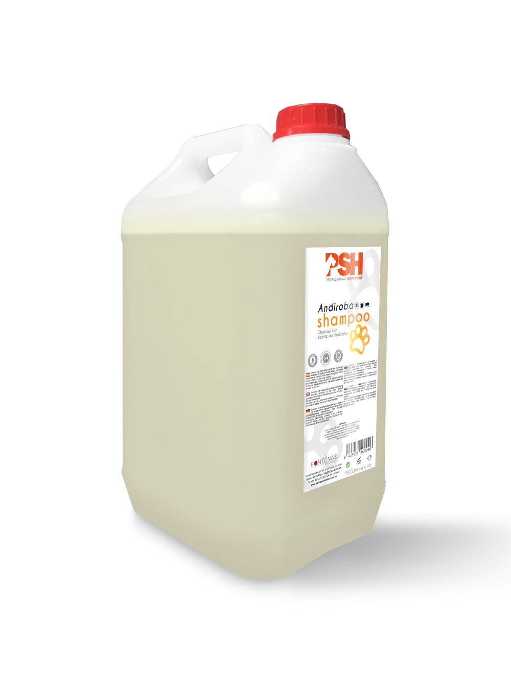 Garrafa 5L champú con andiroba PSH (antiparasitario)