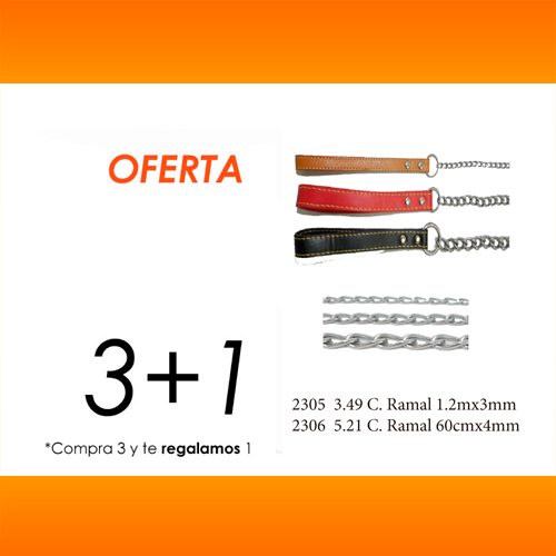 Cadena Ramal 1.2mx3mm