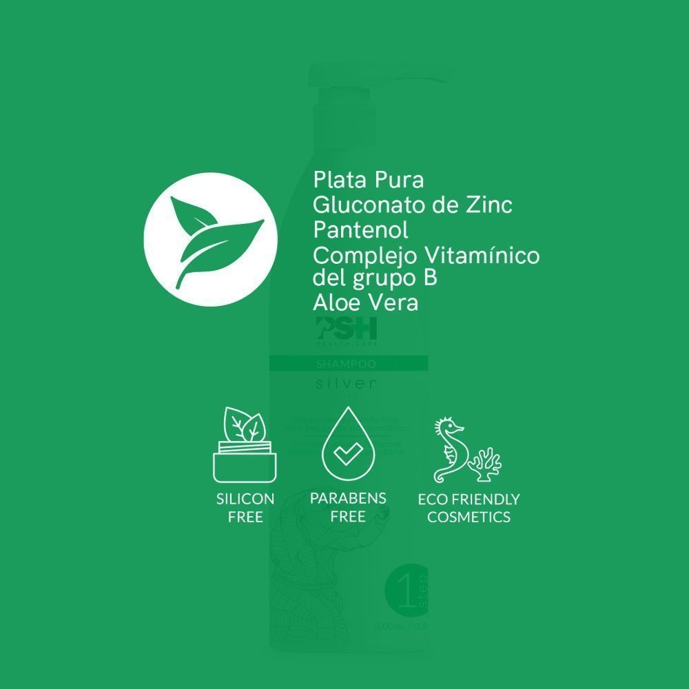 Fr 1000ml champu dermatologico PURE SILVER PSH : plata pura