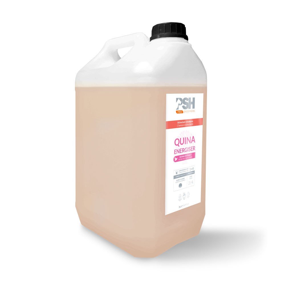 Garrafa 5L champú QUINA ENERGISER Quinado pelo corto PSH groomers