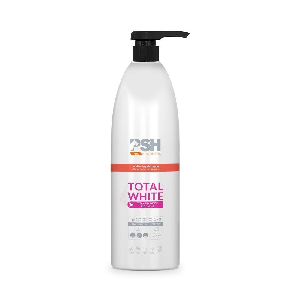 Fr 1000ml champú TOTAL WHITE blanco titanio PSH groomers