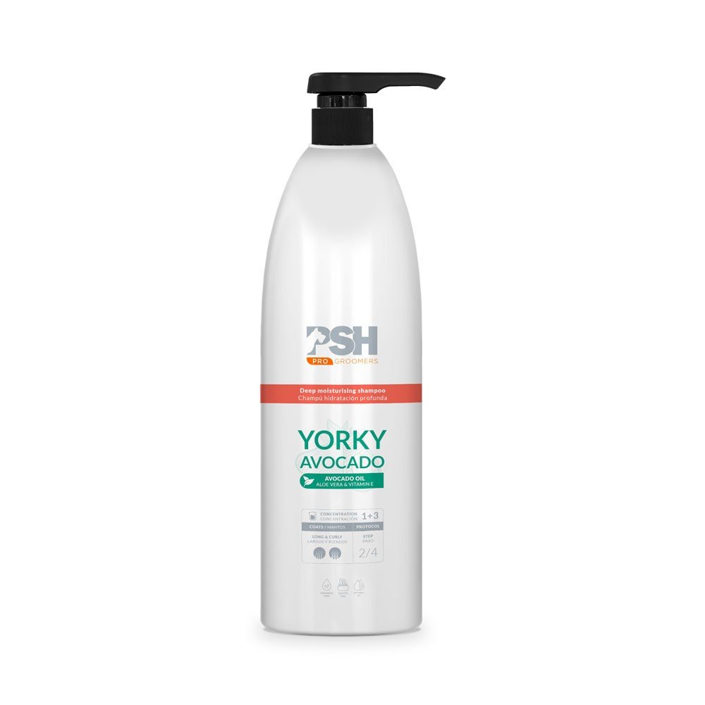 Fr 1000ml champú YORKY AVOCADO yorky + maltés PSH groomers