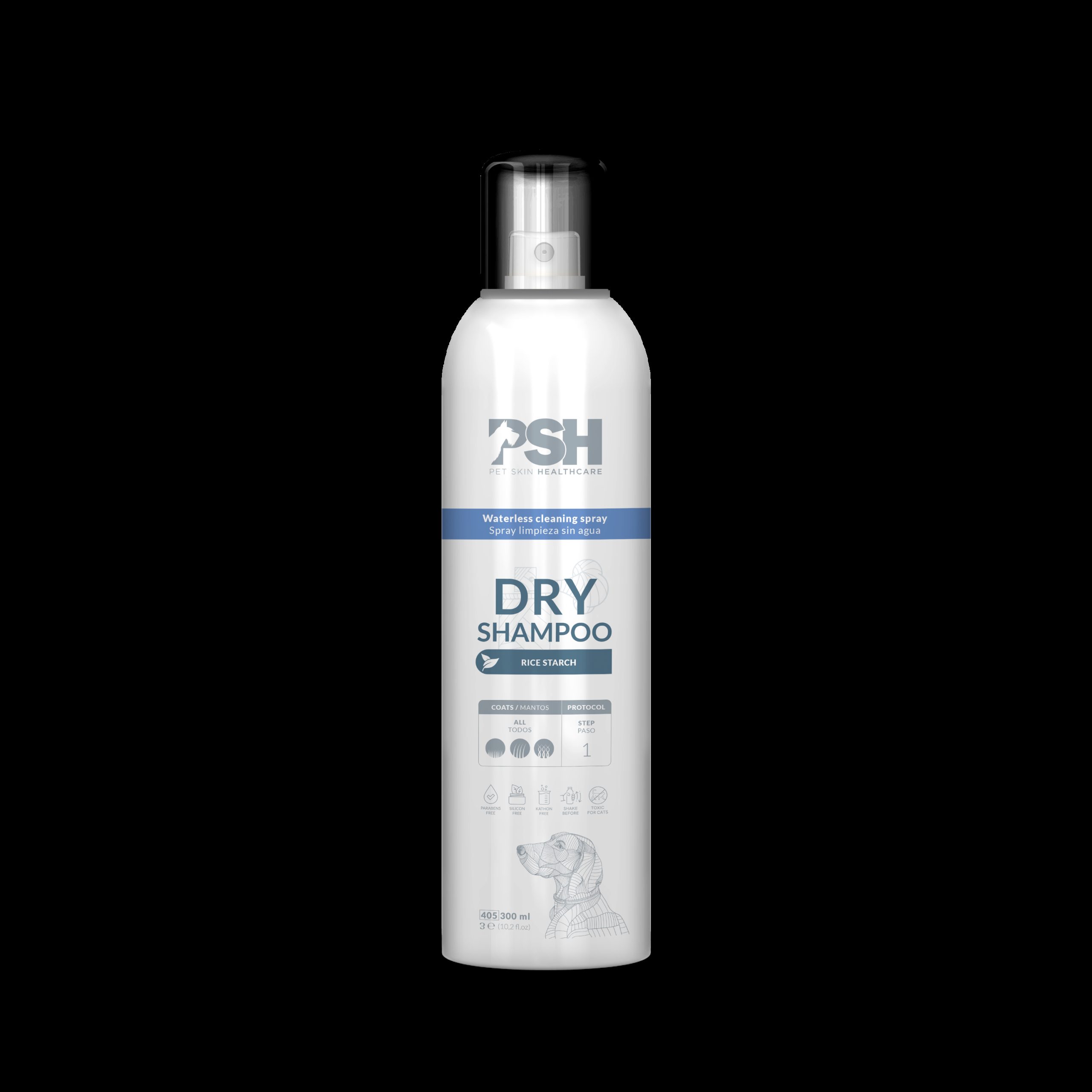 Fr 300ml Champu en Seco dry shampoo PSH groomers