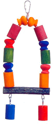 Columpio Madera Colores (25cm)