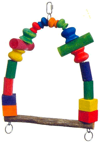Columpio Madera Colores (35cm)