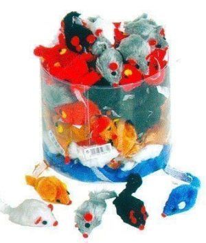 Bote 100 Ratón Surtidos Colores 4.5cm