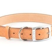 Collar Heritage Diamond Cuero Tan large 46-58cm