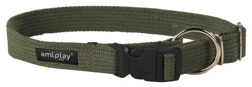Collar ajustable Safe XL Algodón Caqui 34-55 [b] x 3cm