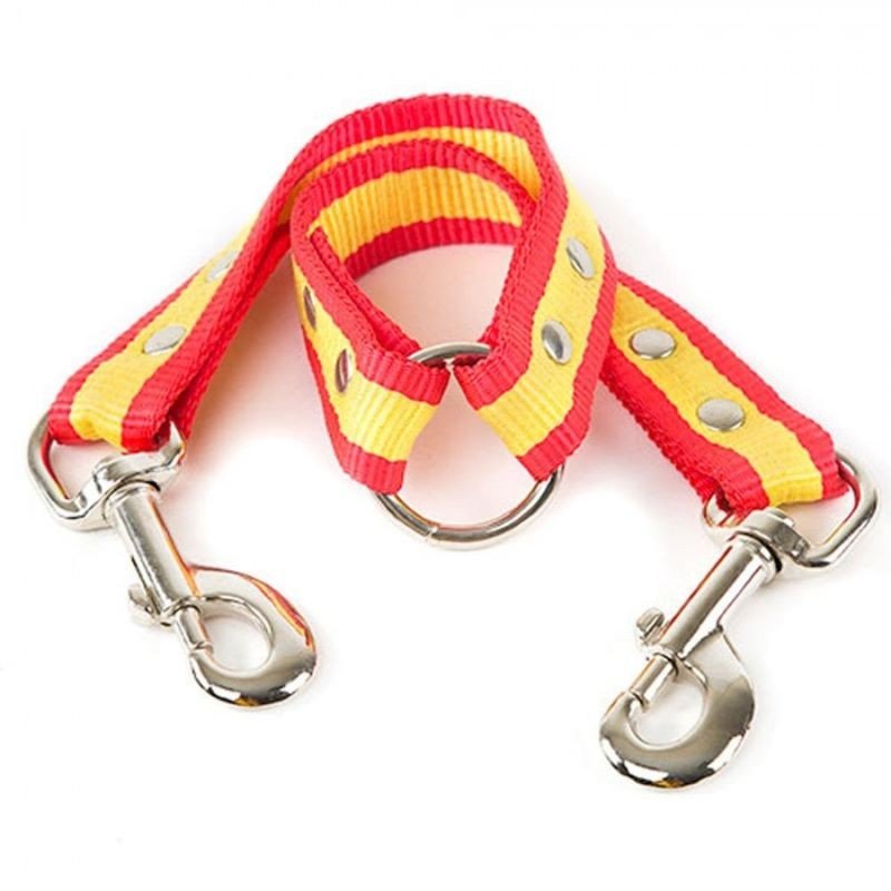 Acople de Nylon Bandera para 2 perros 20mm x 30cm