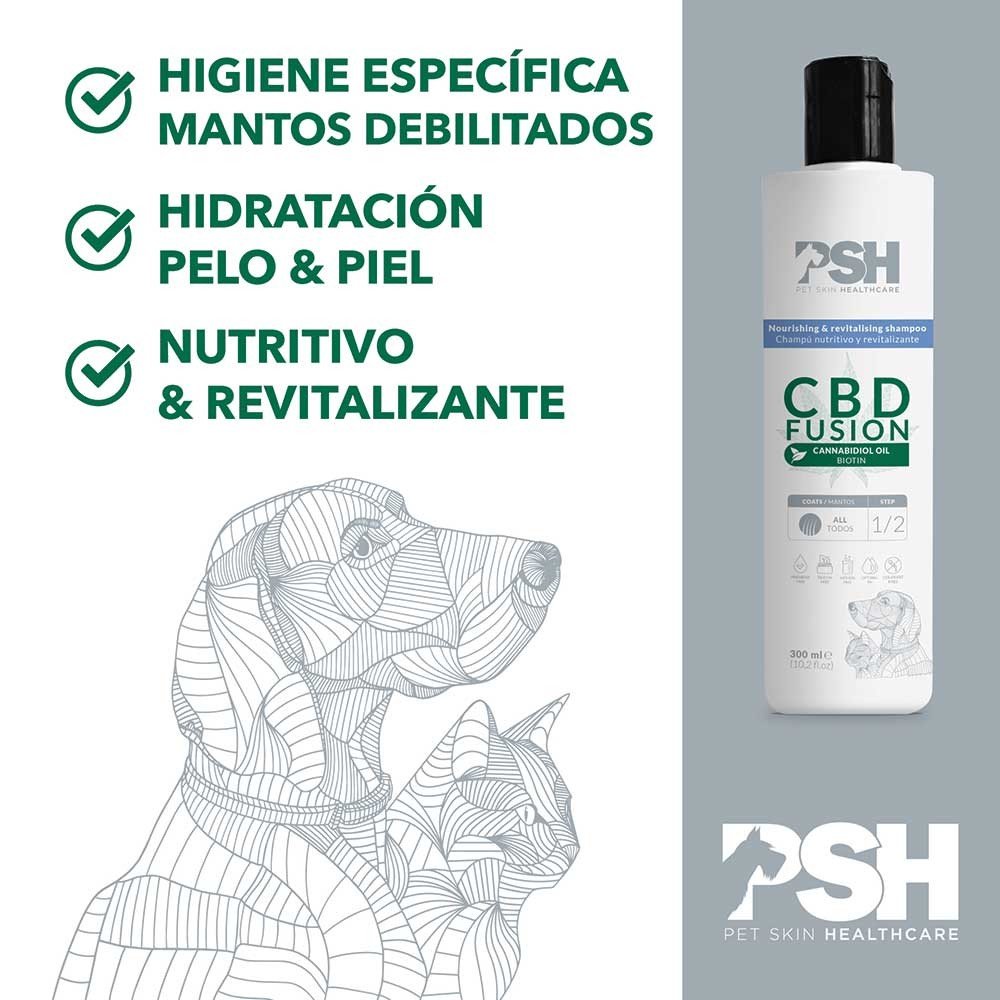 Fr 300ml champú CBD fusion shampoo PSH