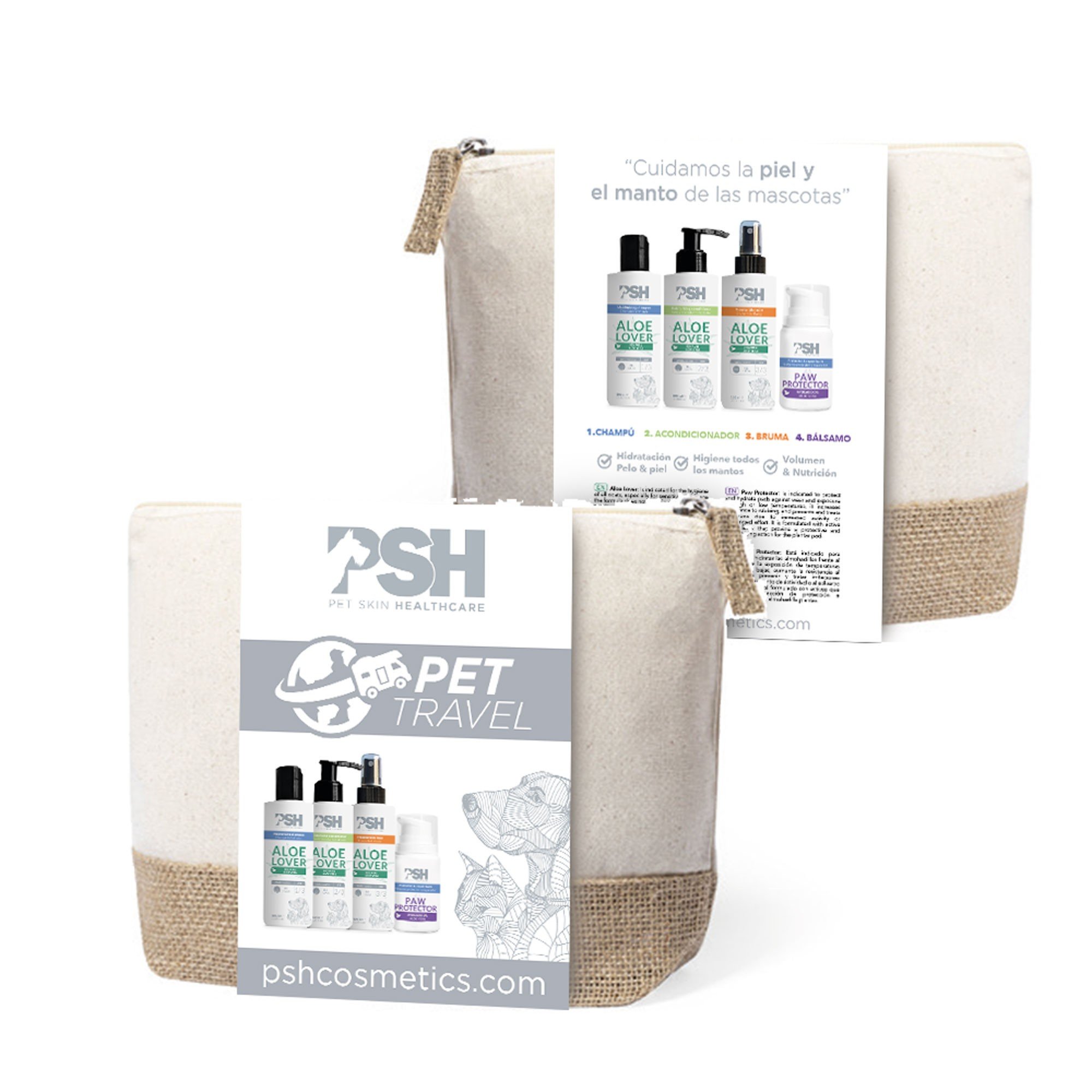 PACK PET TRAVEL PSH home 3 x 100ml + 1 x50ml