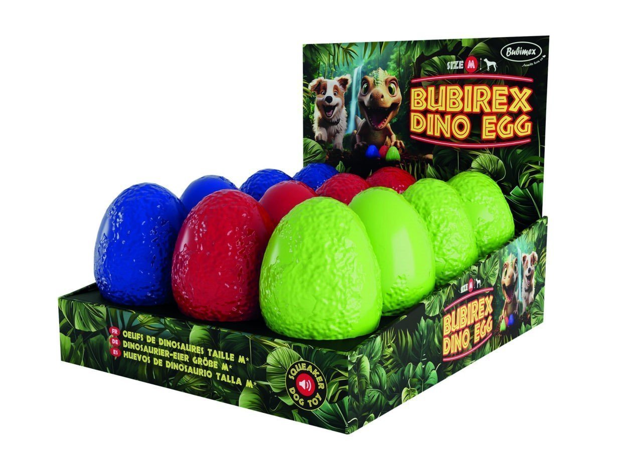 UNIT Bubirex Dino Egg 10cm (Display 12 unidades)