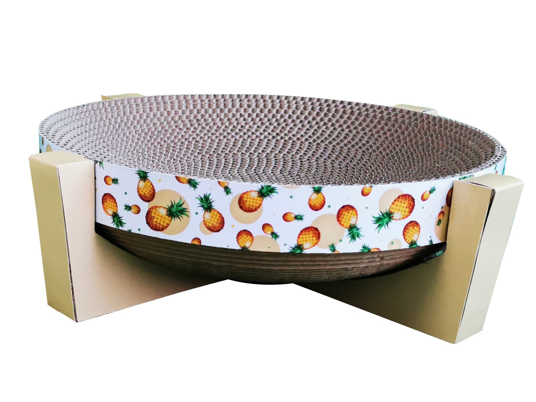 Rascador carton cuna circular 36x36x54cm 1