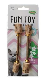 Juguete de madera para gato - Matatabi - 12cm 12