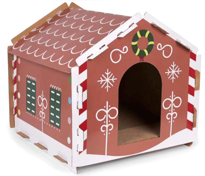 XMAS Rascartón Casita de jengibre 38x39x40cm
