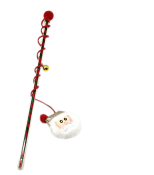 UNIT XMAS Caña con peluches gato 40 cm (Display 24)