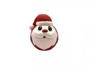 XMAS Juguete Bola de Latex Papa Noel Ø7cm