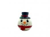 XMAS Juguete Bola de Latex Muñeco de Nieve Ø7cm