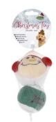 XMAS Duo de pelotas hombre de nieve 11 cms