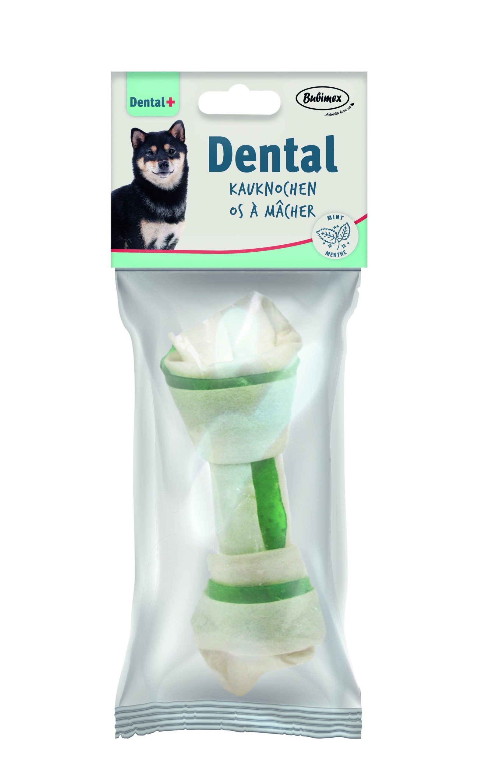 Dental+ Hueso Anudado de Menta 16 cm 10