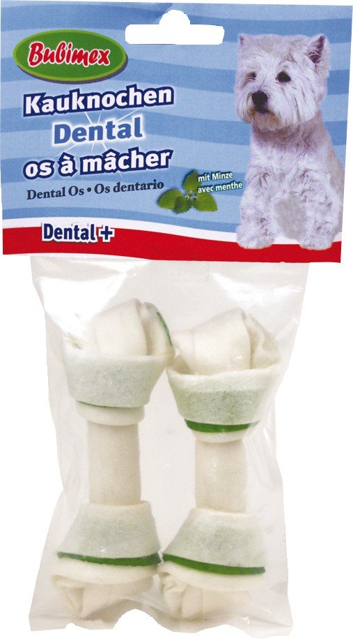 Dental+ Hueso Anudado de Menta 11 cm 20