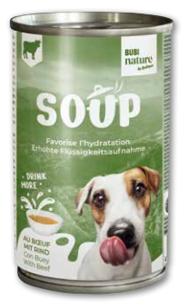 Bubi Nature DOG SOUP Buey 185g 12