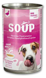 Bubi Nature DOG SOUP Pato 185g 12