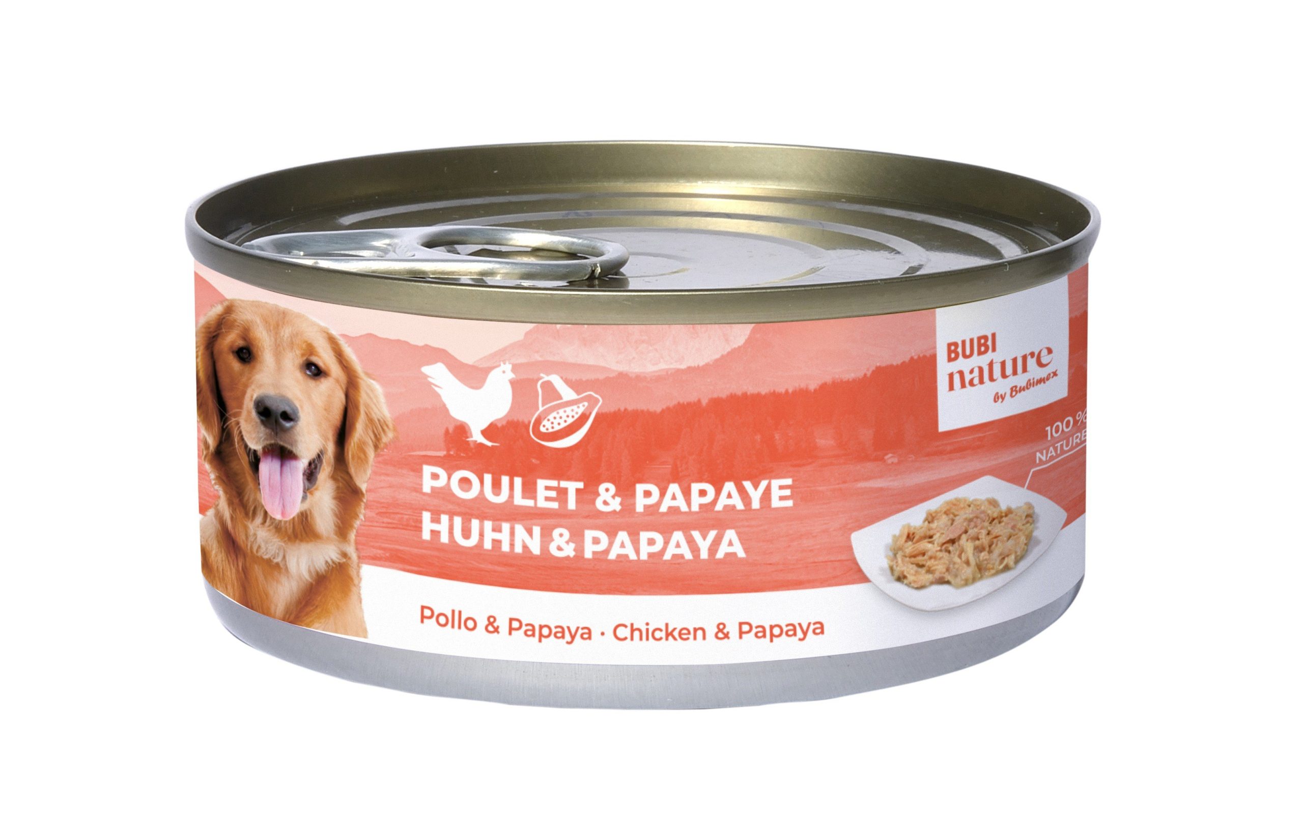 Bubi Nature DOG Pollo y Papaya 150g 12