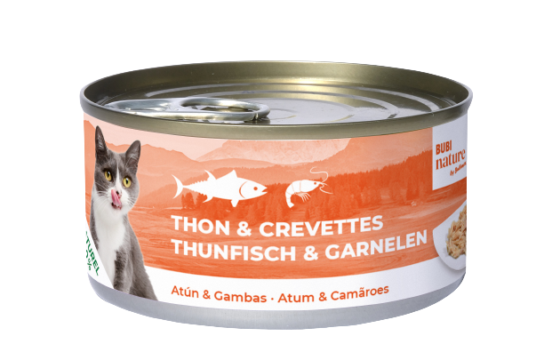 Bubi Nature CAT atún & gambas 140gr 12