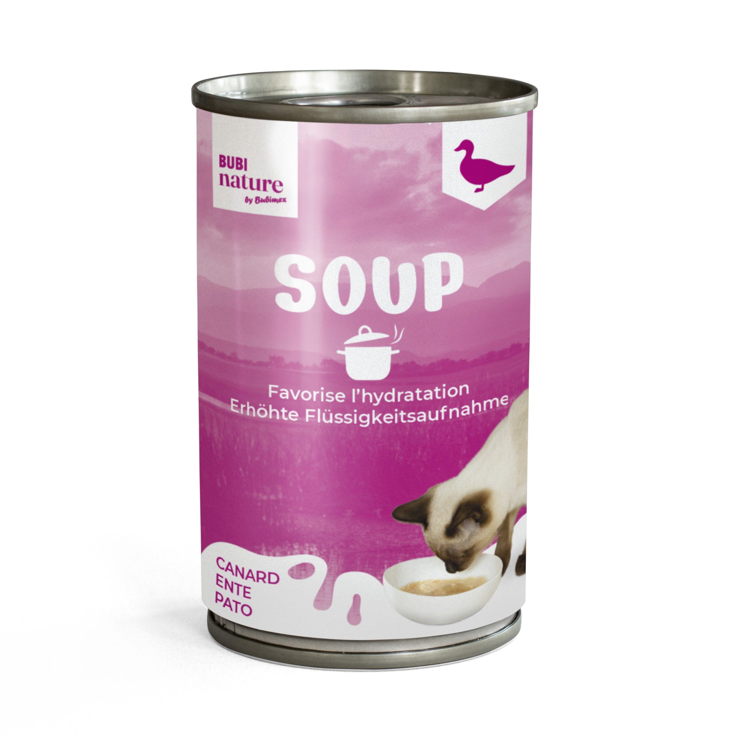 Bubi Nature CAT SOUP Pato 135gr 24