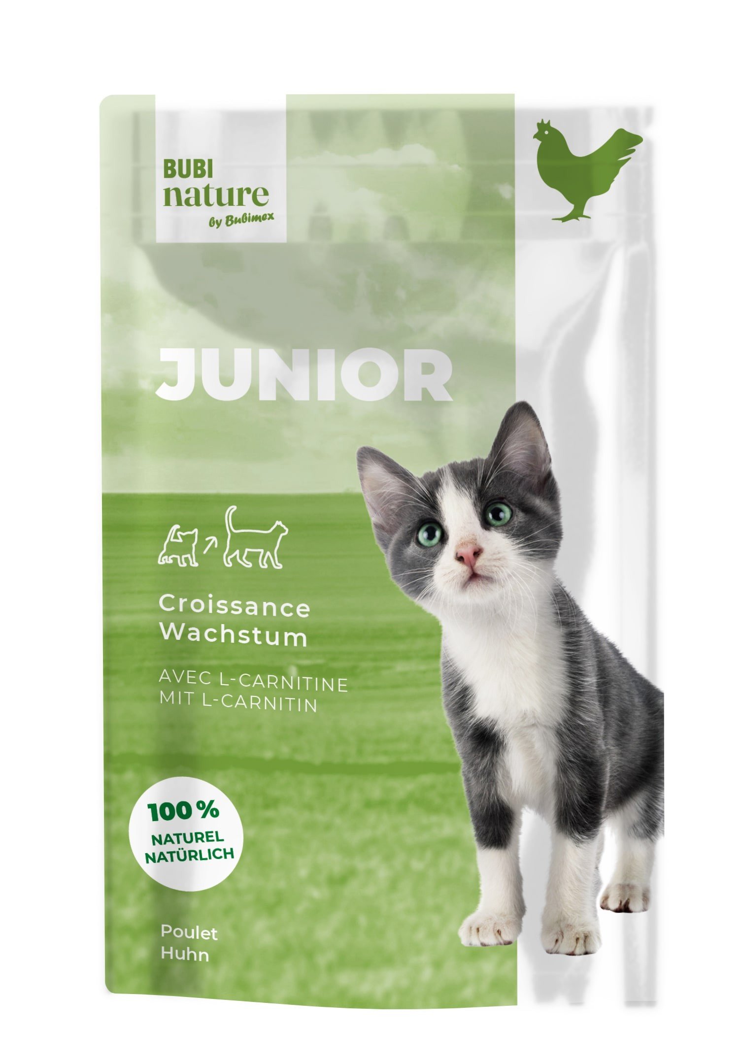 Bubi Nature CAT Muslo de pollo (En sobre) 70gr 24