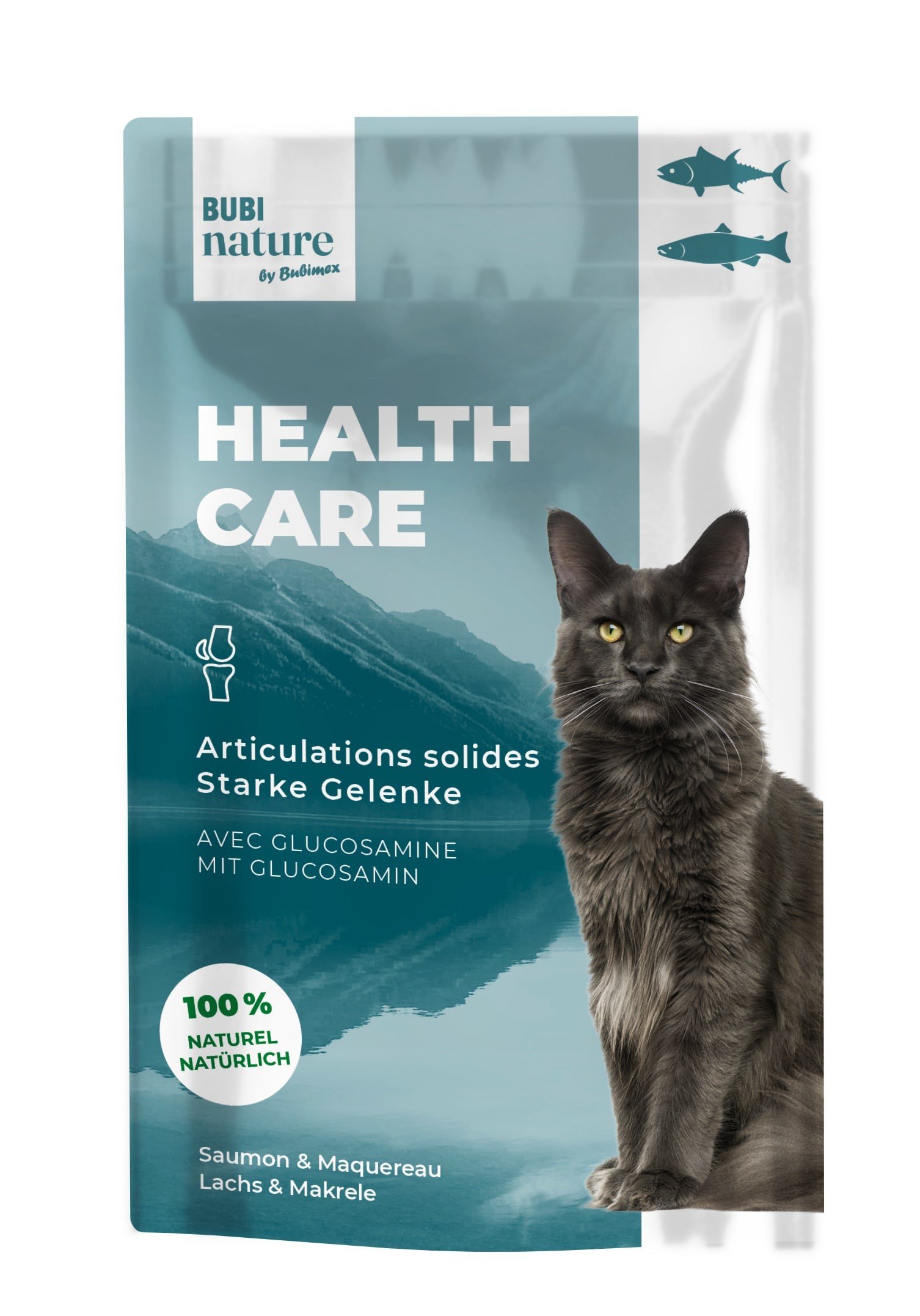 Bubi Nature CAT Salmón & Caballa (En sobre) 70gr 24