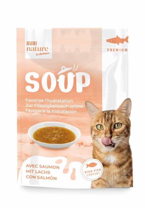 Bubi Nature CAT SOUP Salmon 50g (High Protein) 12