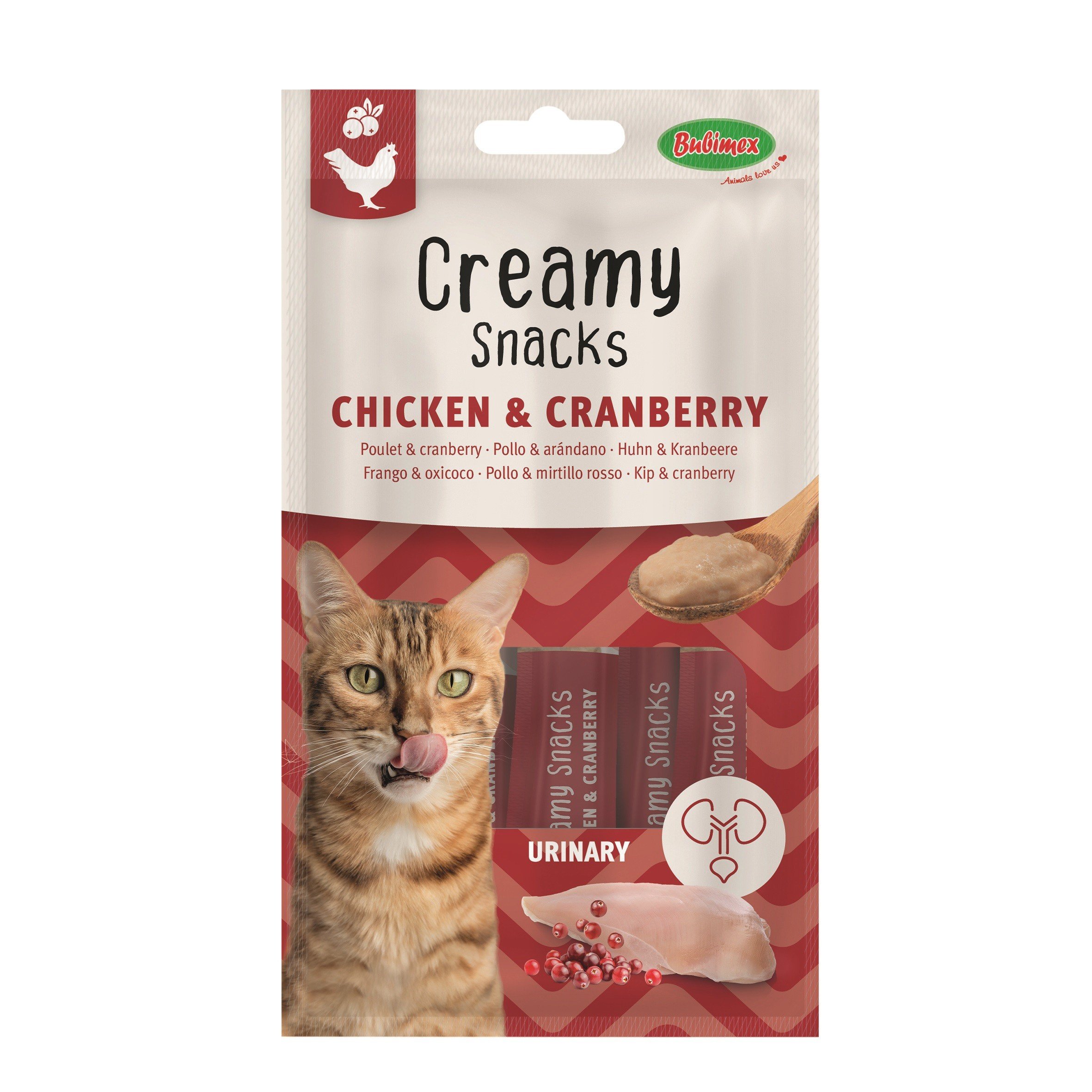 Creamy Snack Urinary de Pollo y Arándanos (4p) 12