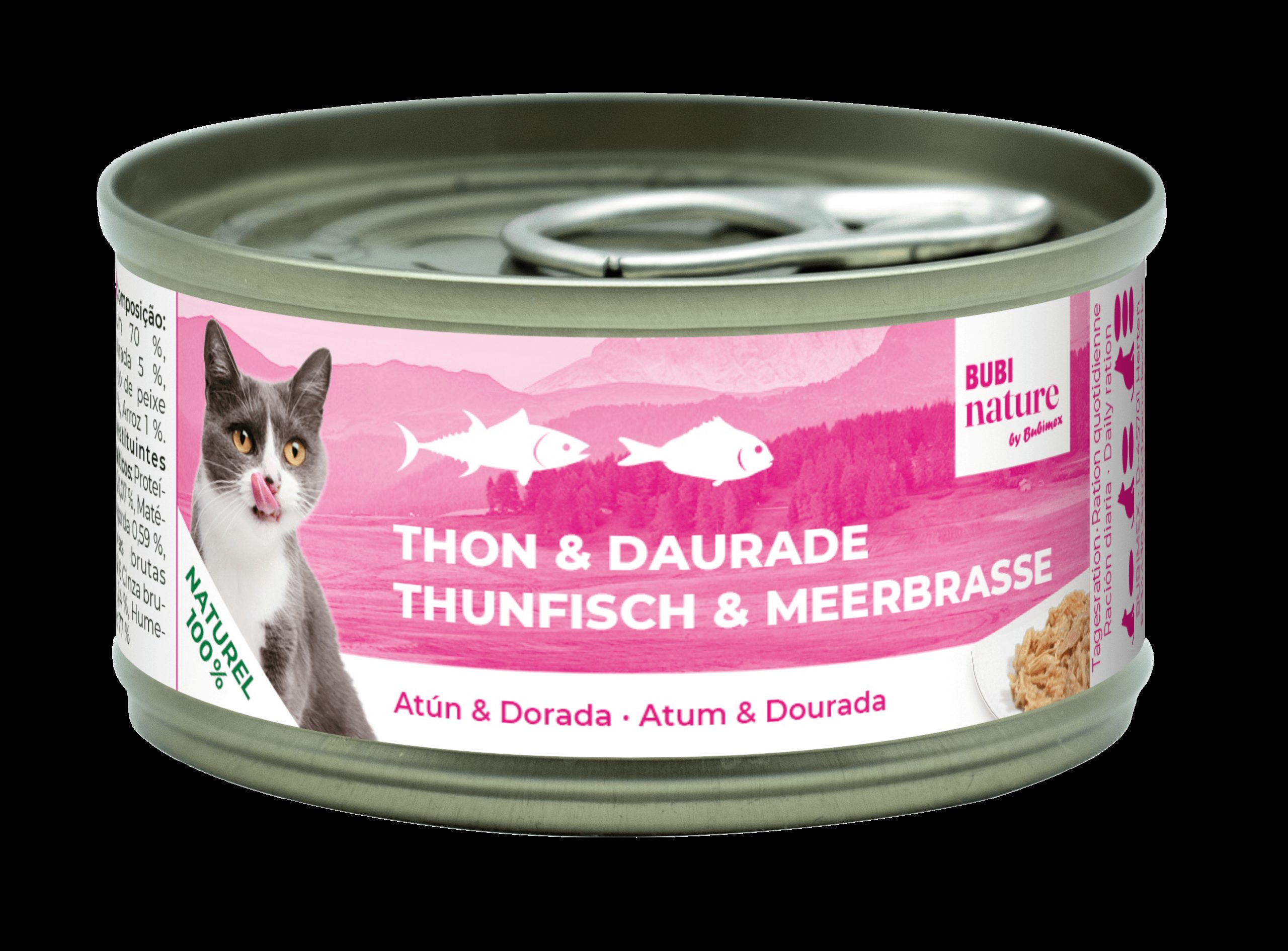 Bubi Nature CAT Atún & dorada 70gr 24