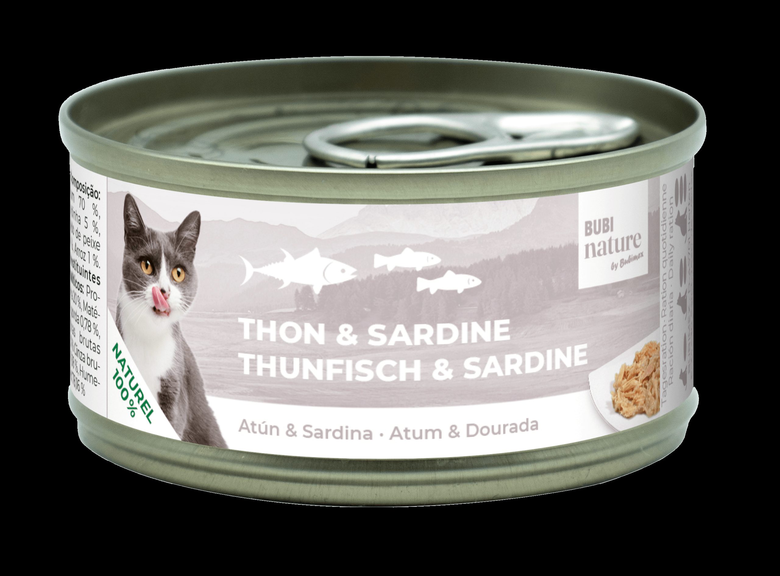 Bubi Nature CAT Atún & sardina 70gr 24