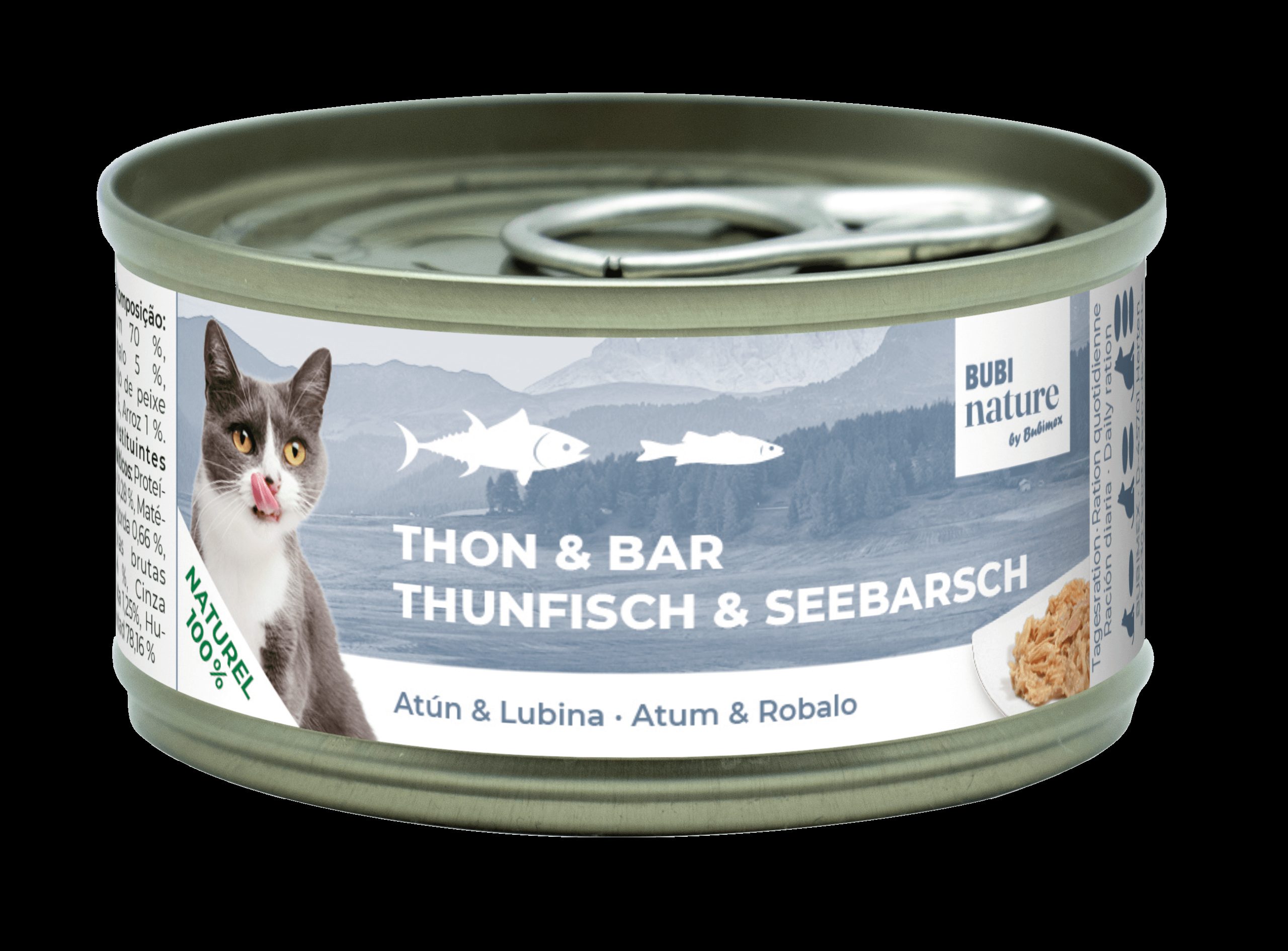 Bubi Nature CAT Atún & lubina 70gr 24