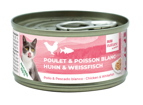 Bubi Nature CAT Pollo & Pescado Blanco 70gr 24