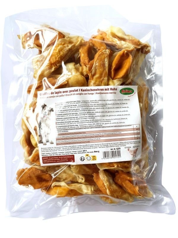 UNIT Orejas de Conejo con Pollo (Bolsa 50u) 50