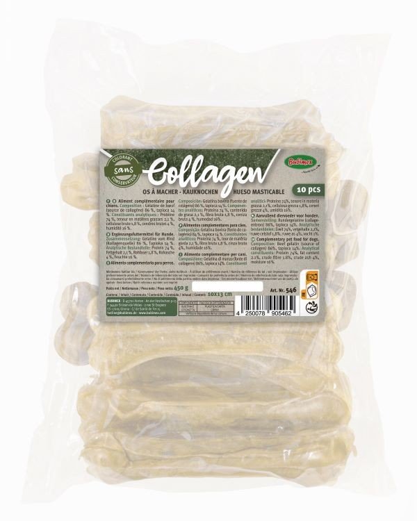 Huesos de colágeno 13cm (10u) 18