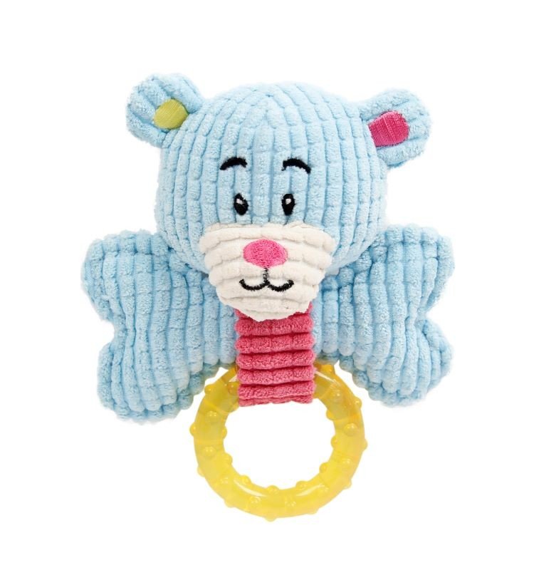 León en felpa con sonajero (talla pequeña) 6