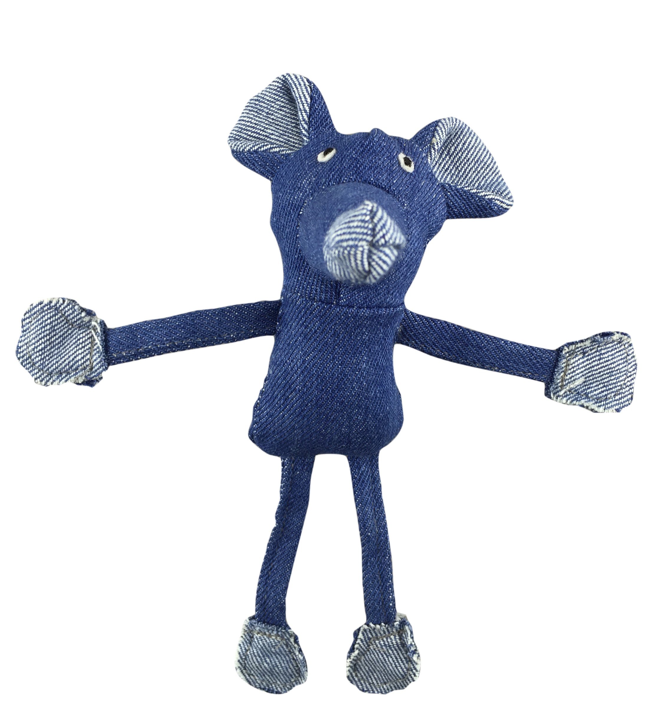 Ratón en jean con Catnip para gatos 10