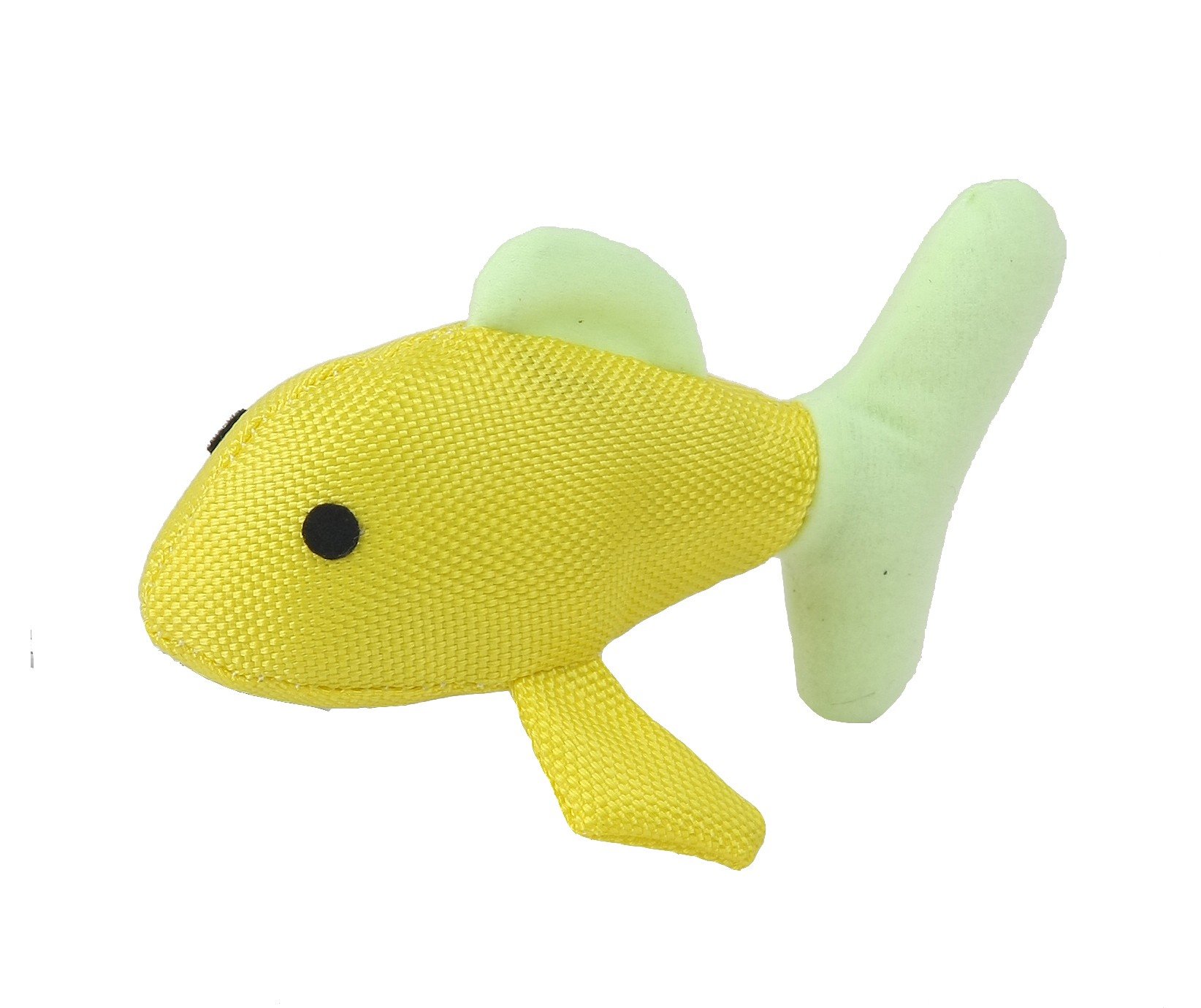 Pez en lienzo y peluche fluorescente con Catnip 6