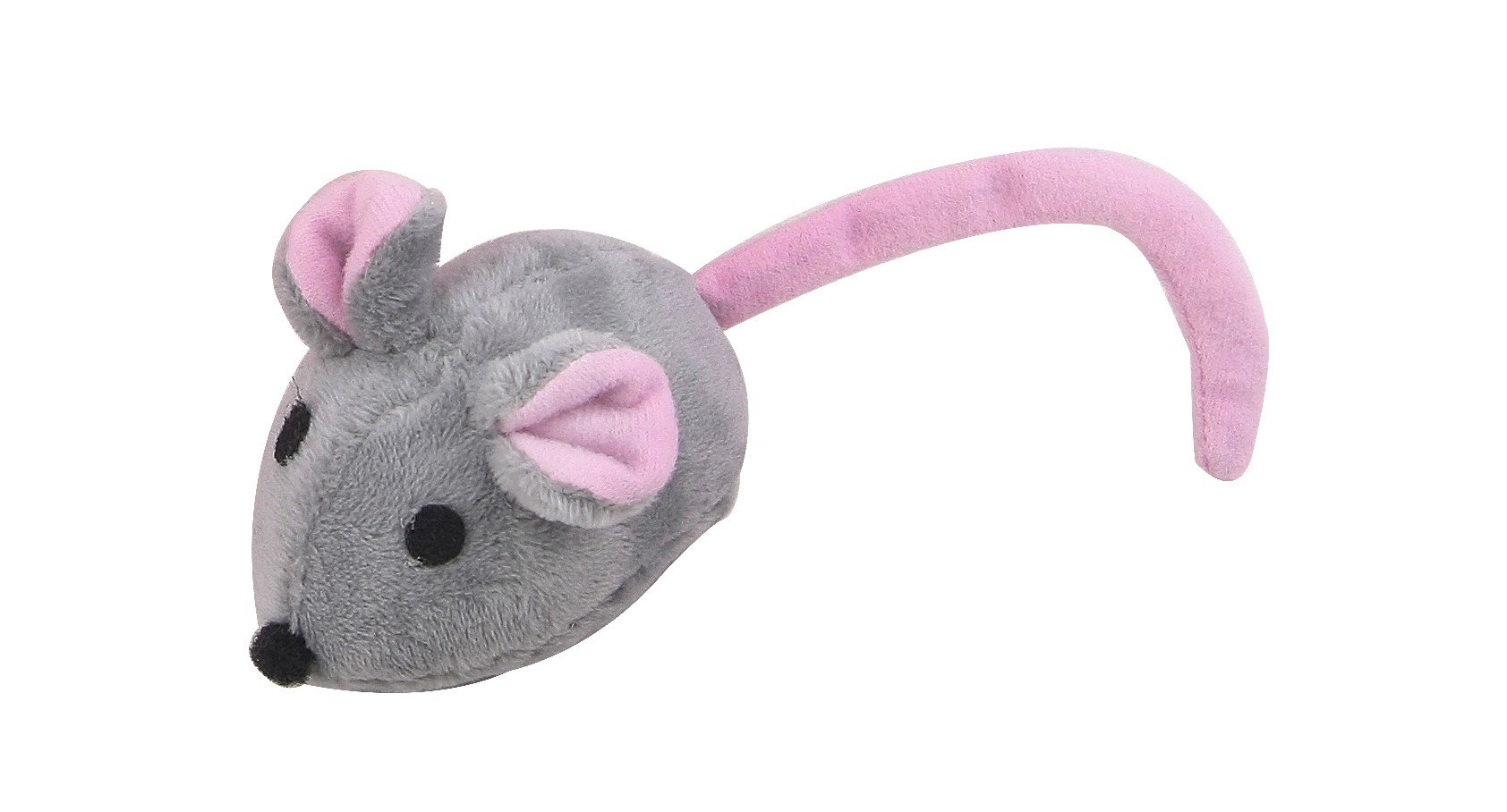 Juguete ratón gris con Catnip 8