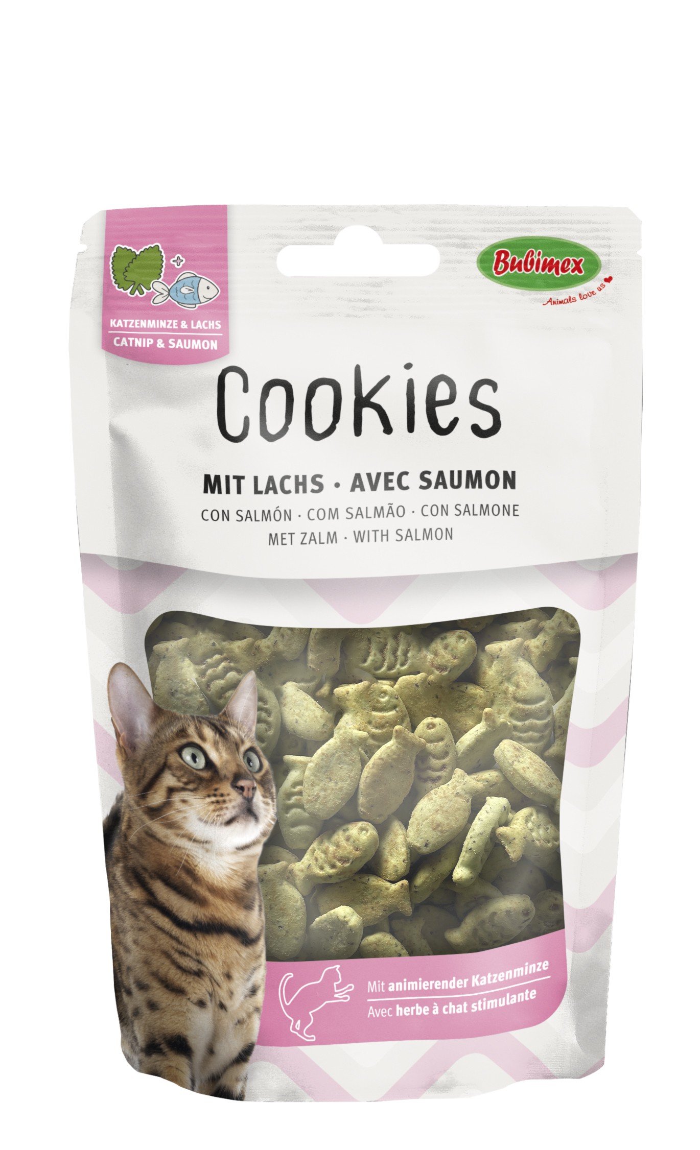 Cookies con salmón y hierba gatera 50gr 20
