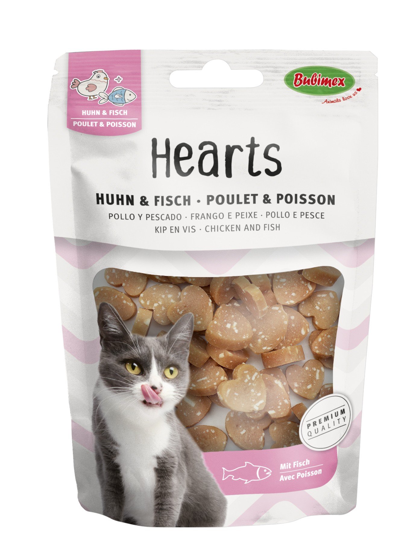 CAT Corazones de pollo 50g 20