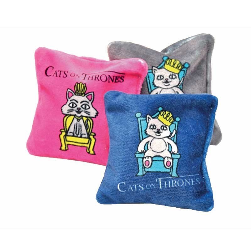 Cats on thrones gris en blister 12